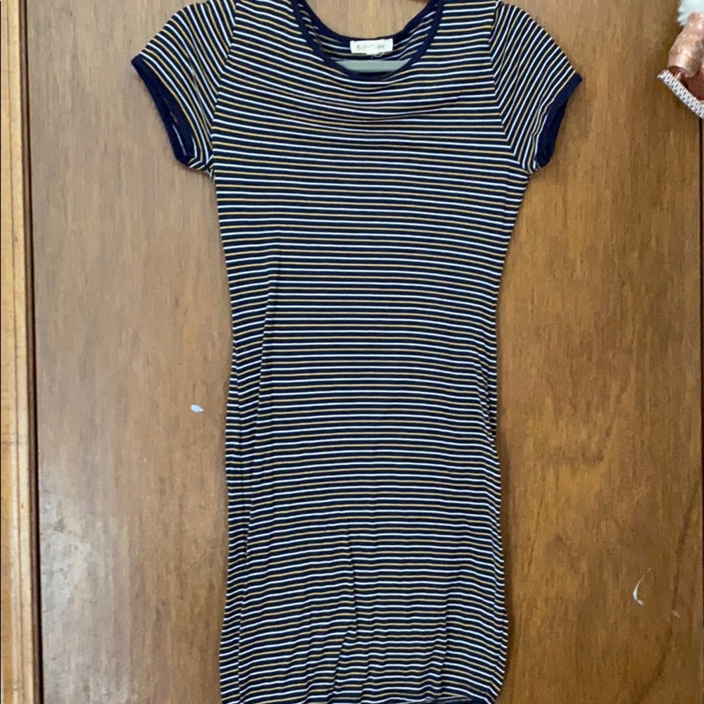 Striped Body Con Dress
